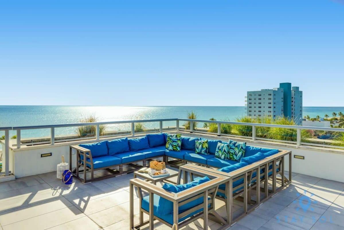 Tropical Oasis - Rooftop Pool- Near Beach - Gym Hollywood Exterior foto