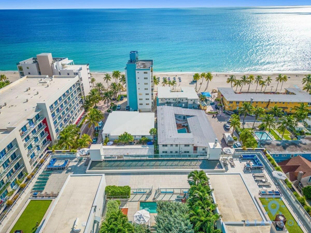 Tropical Oasis - Rooftop Pool- Near Beach - Gym Hollywood Exterior foto